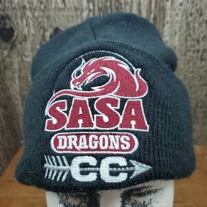 Saginaw Arts and Sciences Academy SASA Dragons Beanie Knit Hat One Size Unisex